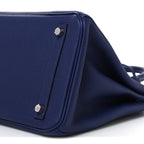 Togo Swift Officier Birkin 30 Bleu Encre Rouge H