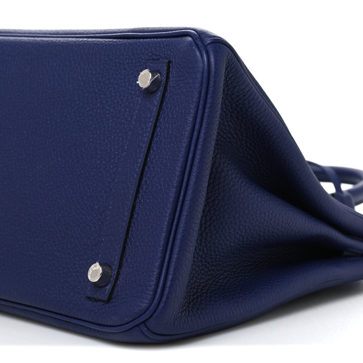 Togo Swift Officier Birkin 30 Bleu Encre Rouge H