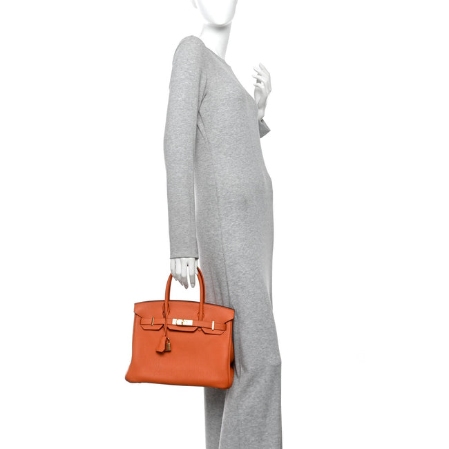Togo Birkin 30 Orange Main Image