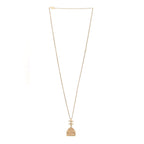 Metal CC Rue Cambon Necklace Gold