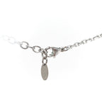 Crystal CC Necklace Silver