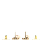 Crystal Pearl CC Drop Earrings Gold