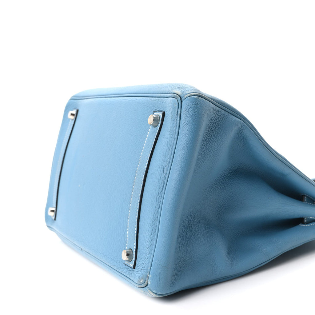 Taurillon Clemence BIRKIN 35 Blue Jean