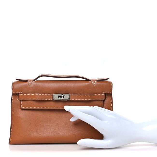 Swift Kelly Pochette Clutch Gold Main Image