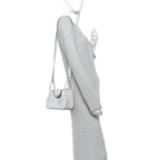 Taurillon Clemence Mini Lindy 20 Bleu Pale
