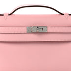 Swift Kelly Pochette Clutch Rose Sakura