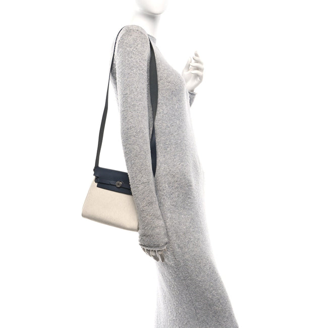 Military Toile Vache Hunter Herbag Zip Retourne 20 Ecru Bleu Glacier Ardoise Main Image
