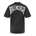 Balenciaga Hand Drawn T-shirt Faded Black White