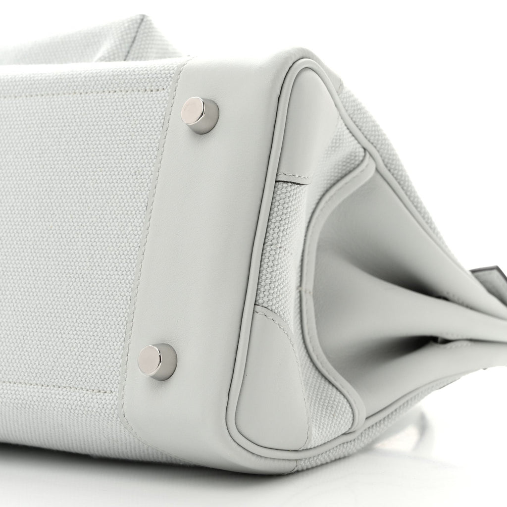Toile Goeland Swift Cargo Birkin 25 Gris Platine