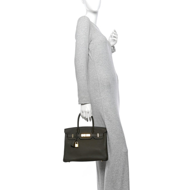 Togo Birkin 30 Vert Maquis Main Image