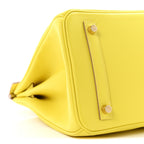 Epsom Birkin 30 Jaune Poussin