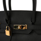 Epsom Birkin 30 Black