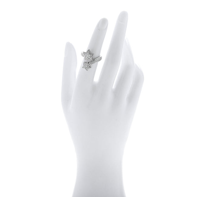 18K White Gold Diamond Comete Geode Ring 50 5.25 Main Image