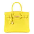 Epsom Birkin 30 Jaune Poussin