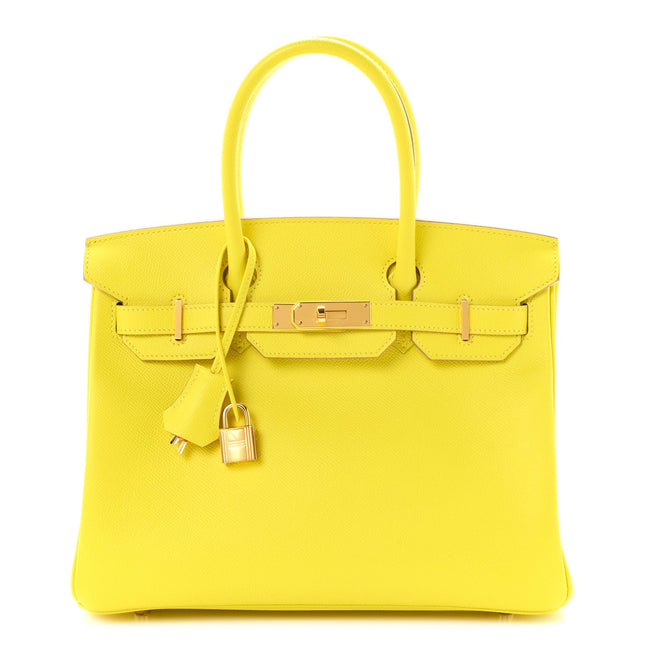 Epsom Birkin 30 Jaune Poussin Hover Image