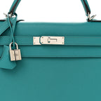 Epsom Kelly Sellier 32 Bleu Paon