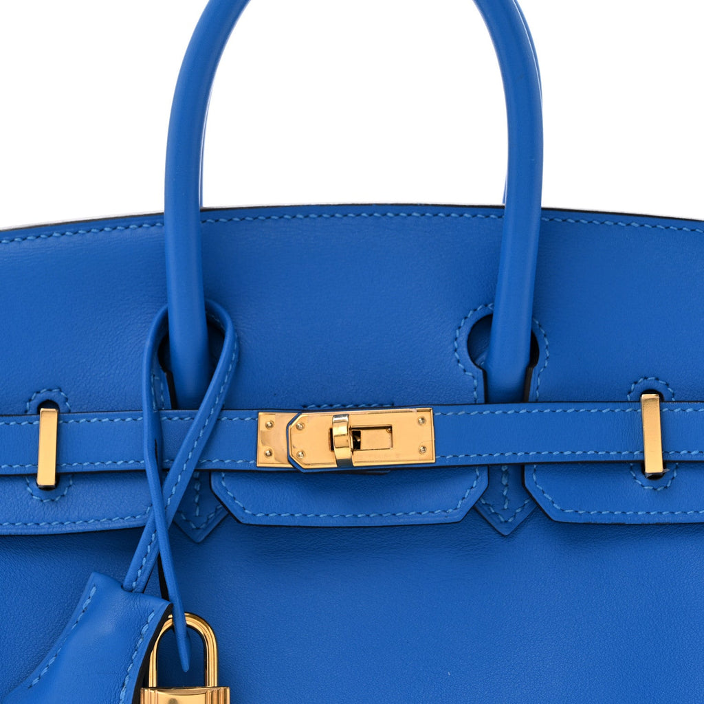 Swift Birkin 25 Bleu Hydra