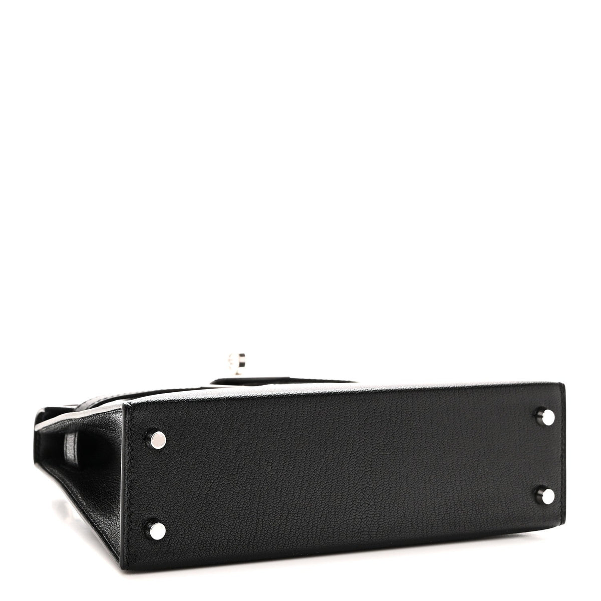 Chevre Chamkila Clou de Coeur Mini Kelly Sellier 20 Black