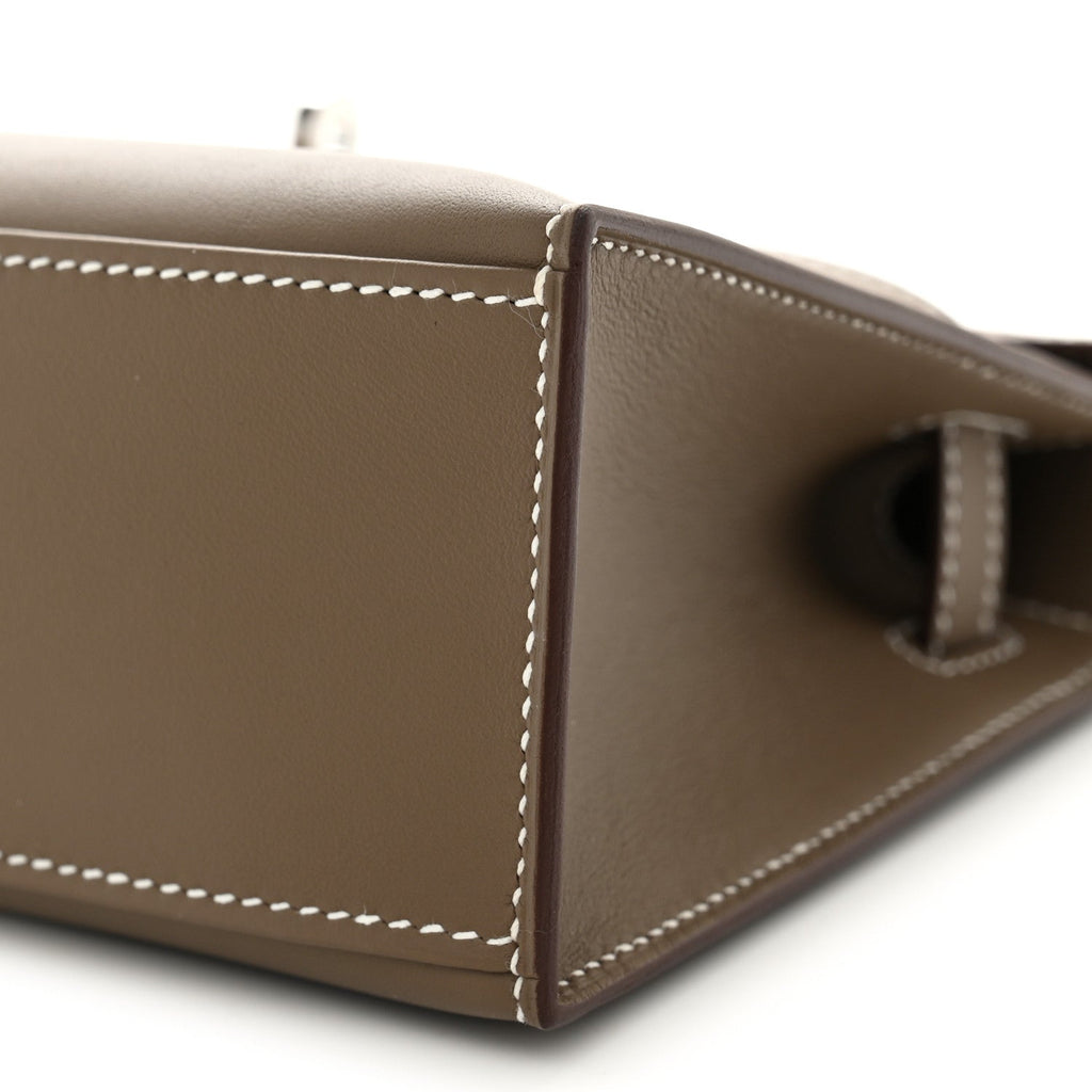 Swift Kelly Pochette Clutch Etoupe