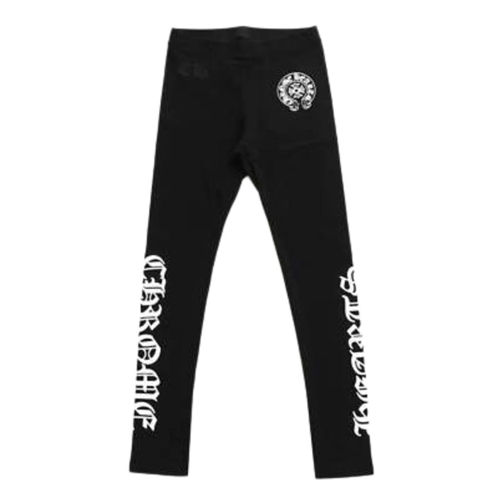 Chrome Hearts Women's Horseshoe Yoga Pant Leggings Black
