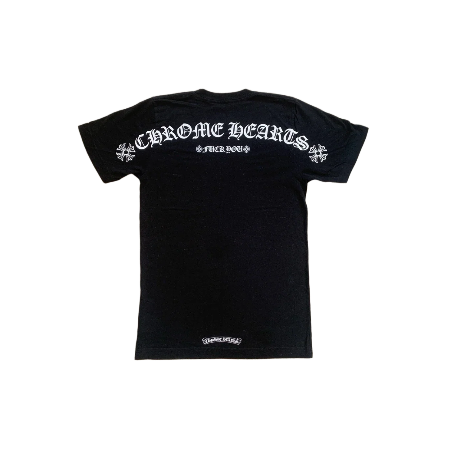 Chrome Hearts Fuck You Shoulder Logo T-Shirt Black
