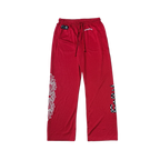 Chrome Hearts Matty Boy Mesh Varsity Red Pants