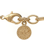 Pearl CC 100th Anniversary Necklace Light Gold
