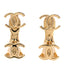CC Turnlock Drop Earrings Gold