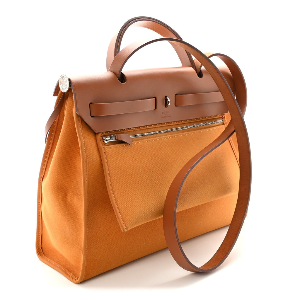 Toile Vache Hunter Herbag Zip 31 PM Jaune D'Or