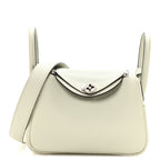 Taurillon Clemence Mini Lindy 20 Gris Neve