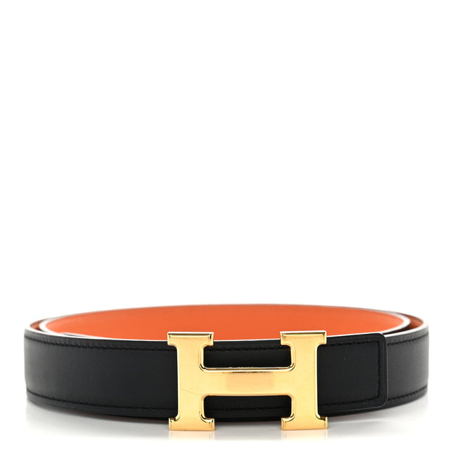 Swift Epsom 24mm Constance H Belt 85 34 Black Orange Hover Image