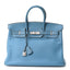 Taurillon Clemence BIRKIN 35 Blue Jean
