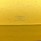 Ostrich Mini Sac Roulis Jaune Citron