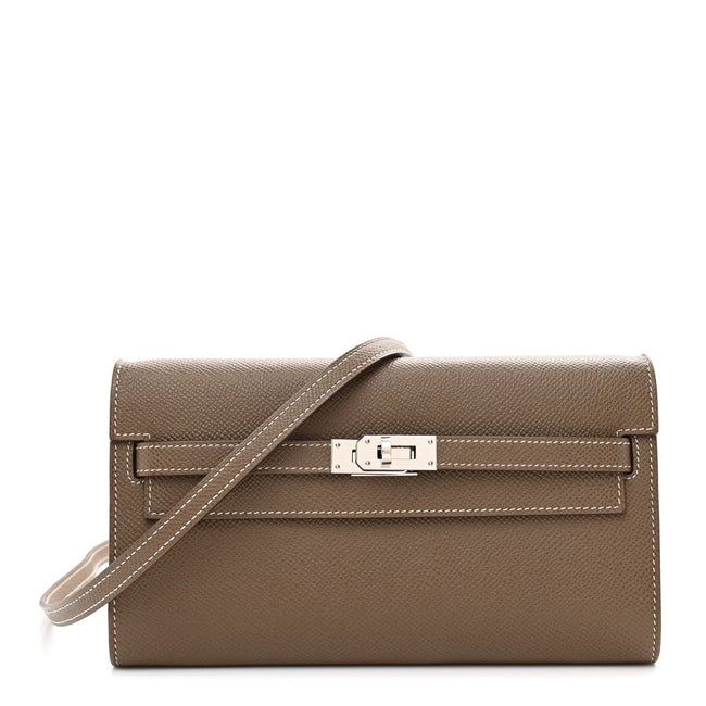 Epsom Kelly Wallet To Go Etoupe Hover Image