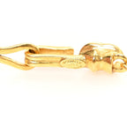 Metal Mirror Necklace Gold