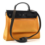 Vache Hunter Toile Herbag Zip 31 PM Jaune D'Or Bleu Izmir