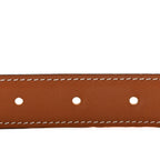 Swift Epsom 24mm Mini Constance Belt 80 Gold Jaune Ambre