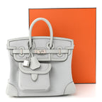 Toile Goeland Swift Cargo Birkin 25 Gris Platine