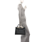 Berline Toile Swift Kelly Sellier 32 Black Ecru