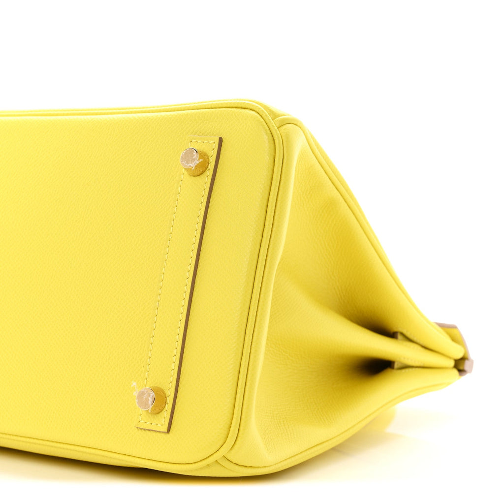 Epsom Birkin 30 Jaune Poussin