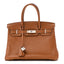 Taurillon Clemence Birkin 30 Gold