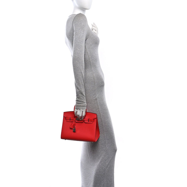 Epsom Birkin Sellier 25 Rouge De Coeur Main Image