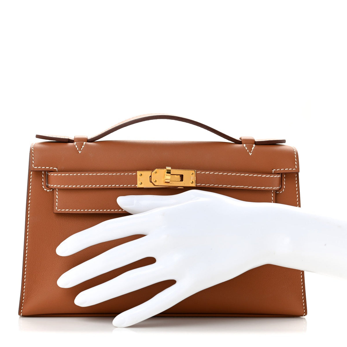 Swift Kelly Pochette Clutch Gold