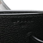 Swift Shiny Niloticus Crocodile Kelly Depeches 25 Pouch Black