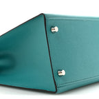 Epsom Kelly Sellier 32 Bleu Paon