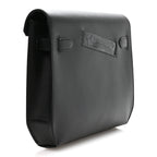 Swift Shiny Niloticus Crocodile Kelly Depeches 25 Pouch Black