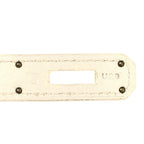 Taurillon Clemence Birkin 30 White