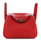 Taurillon Clemence Mini Lindy 20 Rouge Radieux