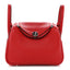 Taurillon Clemence Mini Lindy 20 Rouge Radieux