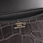 Matte Alligator Constance 18 Black